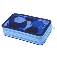 herlitz Schüleretui Doppel "Blue Goal",...