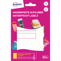 AVERY Kennzeichnungs-Etiketten, wasserfest, farbige Rahmen