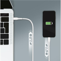 LogiLink USB 2.0 Kabel, USB-C - USB-C, 1,0 m, weiß