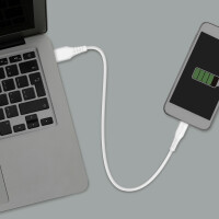 LogiLink USB 2.0 Kabel, USB-A - USB-C, 0,3 m, weiß