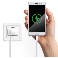 LogiLink USB 2.0 Kabel, USB-C - Micro USB-B, 2,0 m, weiß