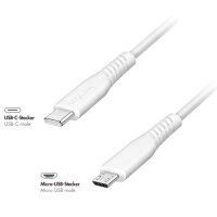LogiLink USB 2.0 Kabel, USB-C - Micro USB-B, 1,0 m,...