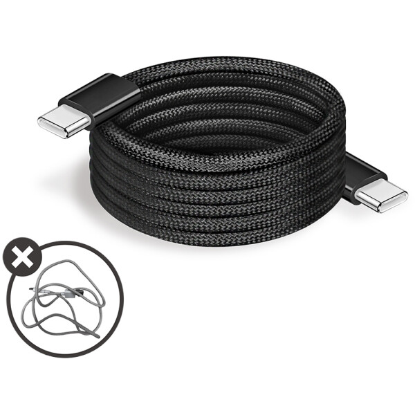 LogiLink Magnetisches Daten- & Ladekabel, USB-C, 1,5 m