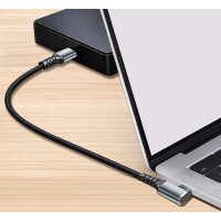 LogiLink USB 3.2 Kabel, USB-C - USB-C abgewinkelt, 2,0 m