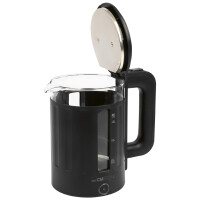 CLATRONIC Wasserkocher WK 3837, 1,7 Liter, schwarz