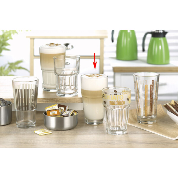 Esmeyer Leonardo Latte-Macchiato-Glas SOLO, 400 ml