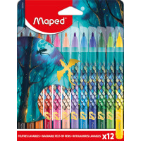 Maped Fasermaler DRAGON, 12er Kartonetui