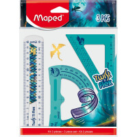 Maped Geometrie-Set Twistn Flex DRAGON, 3-teilig, flexibel