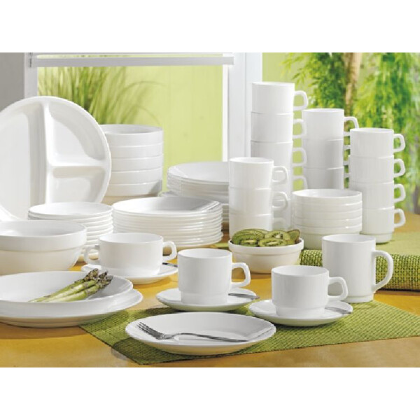 Esmeyer Arcoroc Kaffeebecher, 0,29 l, wei&szlig;