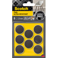Scotch Extrembeständige Filzgleiter, 25 mm, grau
