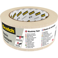 Scotch Krepp-Klebeband Basic, 48 mm x 50 m, beige
