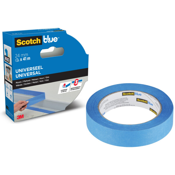 ScotchBlue Malerabdeckband "Multi-Surface", 24 mm x 41 m
