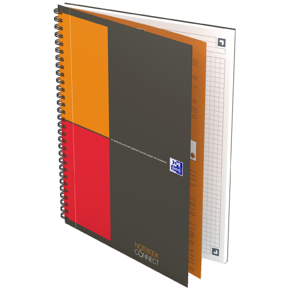 Oxford International Spiral-Notizbuch NOTEBOOK, B5, kariert