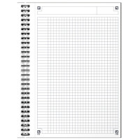 Oxford International Spiral-Notizbuch NOTEBOOK, B5, kariert