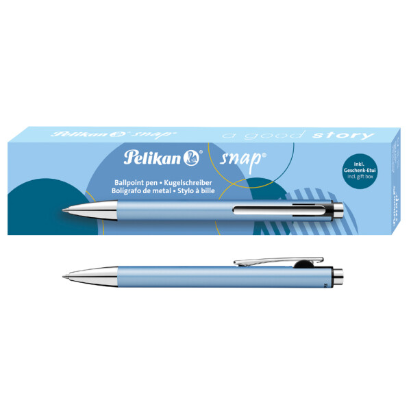 Pelikan Druckkugelschreiber Snap Metallic, silber
