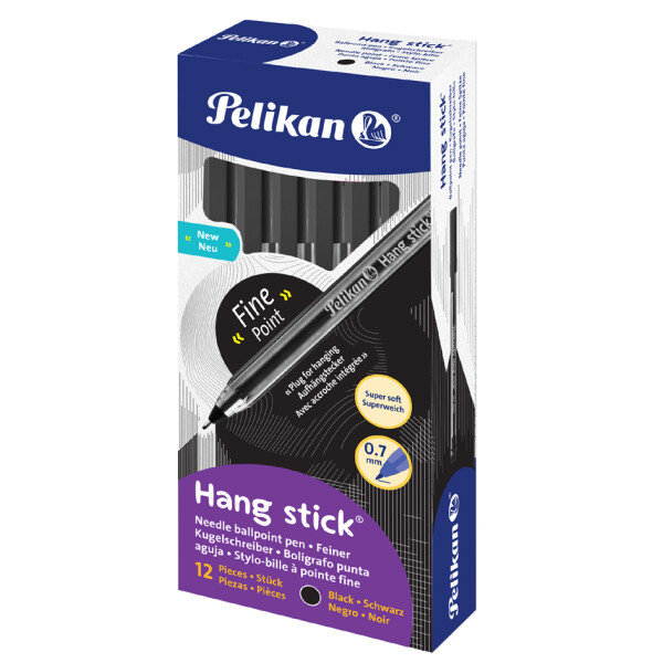 Pelikan Kugelschreiber Hang Stick, 0,7 mm, schwarz
