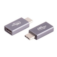 shiverpeaks USB 4.0 Adapter PRO, USB-C Stecker - Kupplung