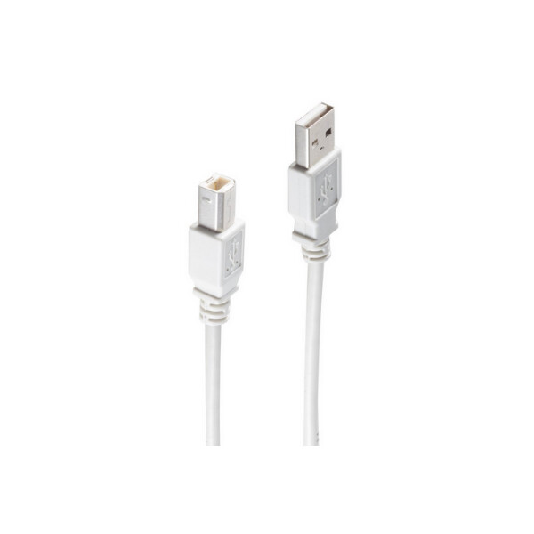 shiverpeaks USB 2.0 Kabel, A-Stecker - B-Stecker, 0,5 m
