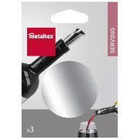 metaltex Weinplättchen Tropf-Stop, 3er Set