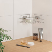 metaltex Eckregal Reflex LUXY & VacuumFix, silber