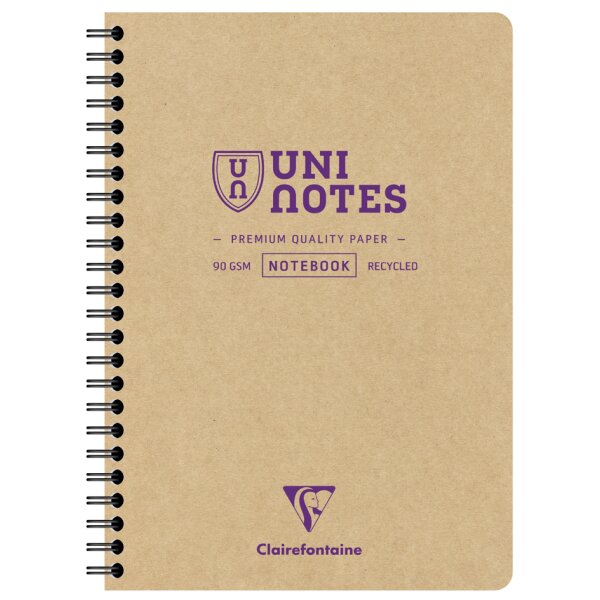 Clairefontaine Spiralbuch UNI NOTES, DIN A5, kariert