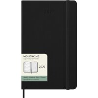 MOLEKSINE Buchkalender 2027, Wochen, L A5, Hardcover,hellrot