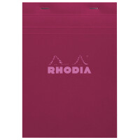 RHODIA Notizblock No. 16, DIN A5, kariert, pflaume