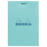 RHODIA Notizblock No. 11, DIN A7, kariert, azurblau