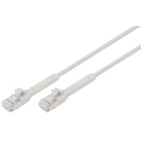 DIGITUS abwinkelbares Slim Patchkabel, Kat. 6A, F FTP, 0,5 m