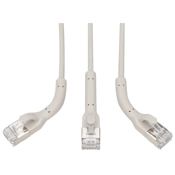 DIGITUS abwinkelbares Slim Patchkabel, Kat. 6A, F FTP, 1,0 m