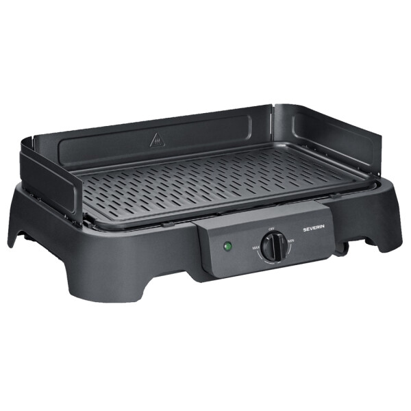 SEVERIN Tischgrill PG 8595, mit Grillplatte, schwarz
