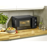 SEVERIN Mikrowelle MW 7580 S-Wave Solo, 19 Liter, schwarz