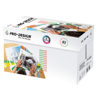 PRO-DESIGN Farblaserpapier hochweiß A3 90g - 1...