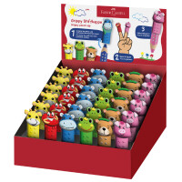 FABER-CASTELL Stiftkappen Grippy, 36er Thekendisplay