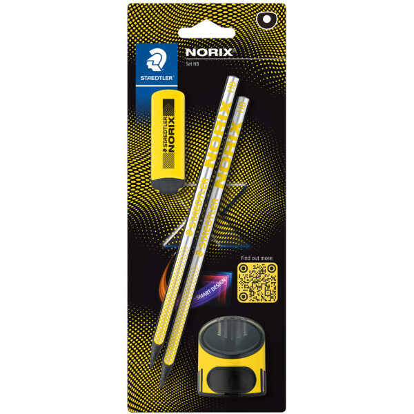 STAEDTLER Schreibset NORIX, 4-teilig, gelb