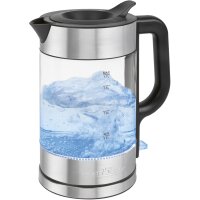PROFI COOK Wasserkocher PC-WKS 1322, Glas Edelstahl, 1,7 L