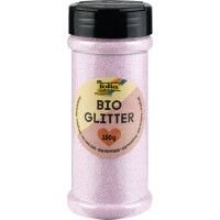 folia BIO Glitter, 100 g, irsisierend rosa