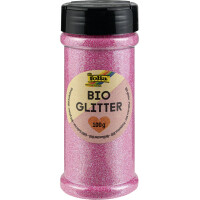 folia BIO Glitter, 100 g, irsisierend pink