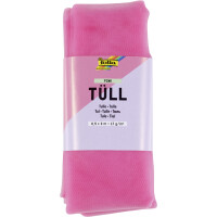 folia Tüll-Stoff, 500 mm x 3 m, neon-pink