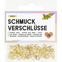 folia Schmuckverschluss-Set, 70-teilig, gold