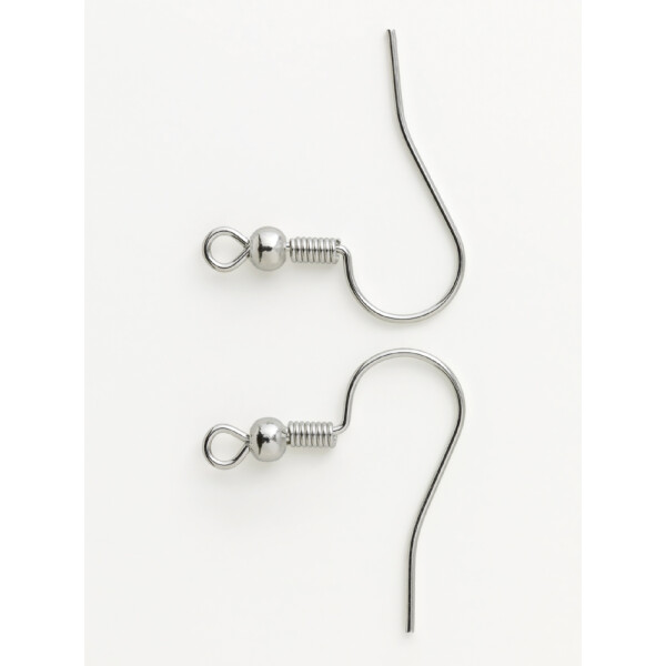 folia DIY Ohrringhaken, 20 x 18 mm, silber