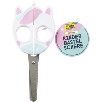 folia Motiv-Bastelschere "Einhorn", rund,...