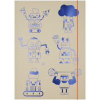 folia Zeichnungsmappe "Hungry Robots",...