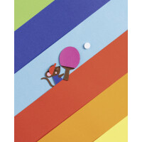 folia Tonpapier- und Fotokarton-Block BASIC, A6, 60 Blatt