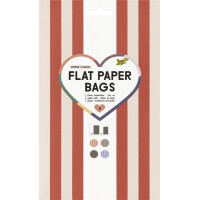 folia Flachbeutel Flat Paper Bags Stripes...