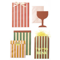 folia Flachbeutel Flat Paper Bags Stripes "CLASSIC"