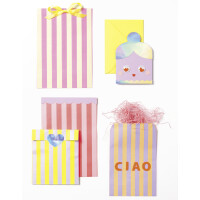 folia Flachbeutel Flat Paper Bags Stripes "CLASSIC"