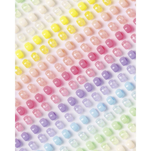 folia Kunstoffperlen-Mix PASTEL Jumbobox, 500 g