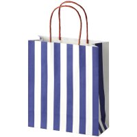 folia Papier-Tragetaschen "STRIPES CLASSIC", Größe: M