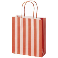 folia Papier-Tragetaschen "STRIPES AMORE", Größe: S